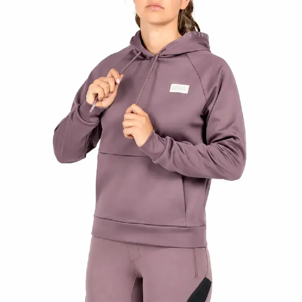 SUDADERA +8000 BRIMEDA MUJER BERENJENA | OUTDOOR MONTAÑA TEJIDO TÉRMICO — color Burdeos