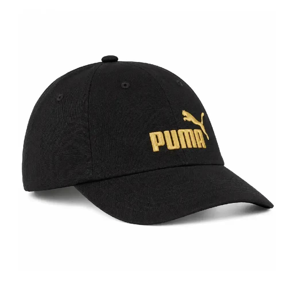 GORRA PUMA ESS NO.1 LOGO BB C/O ESTILO CLÁSICO AJUSTABLE LIFESTYLE — color NEGRO ORO