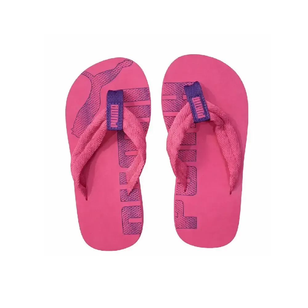 CHANCLAS PUMA LOGO ROSA NIÑA DEDO | LIGERAS CÓMODAS VERANO PISCINA PLAYA — color Rosa