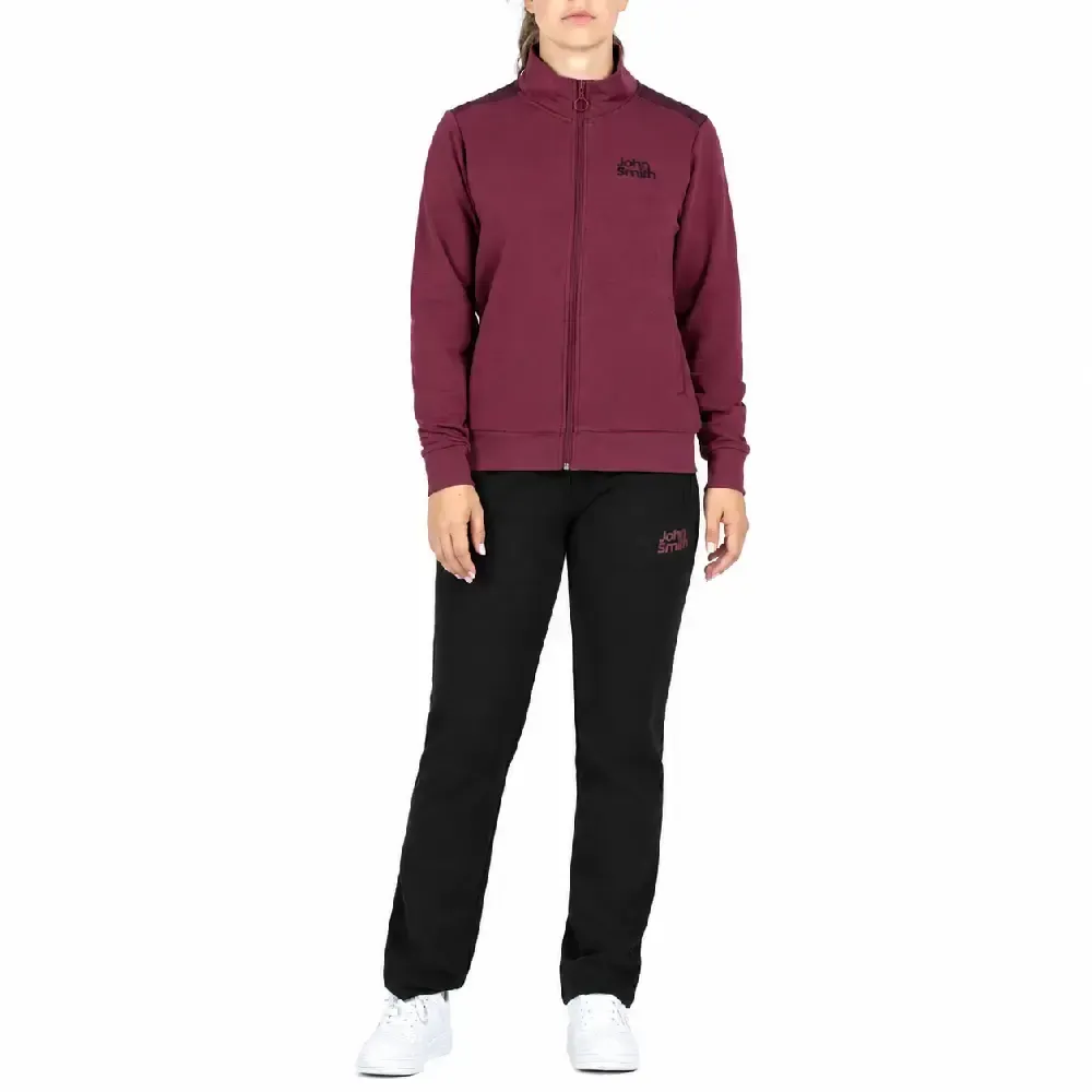 CHANDAL MUJER JOHN SMITH HATYSA BURDEOS | ROPA DEPORTIVA FITNESS Y ENTRENAMIENTO
