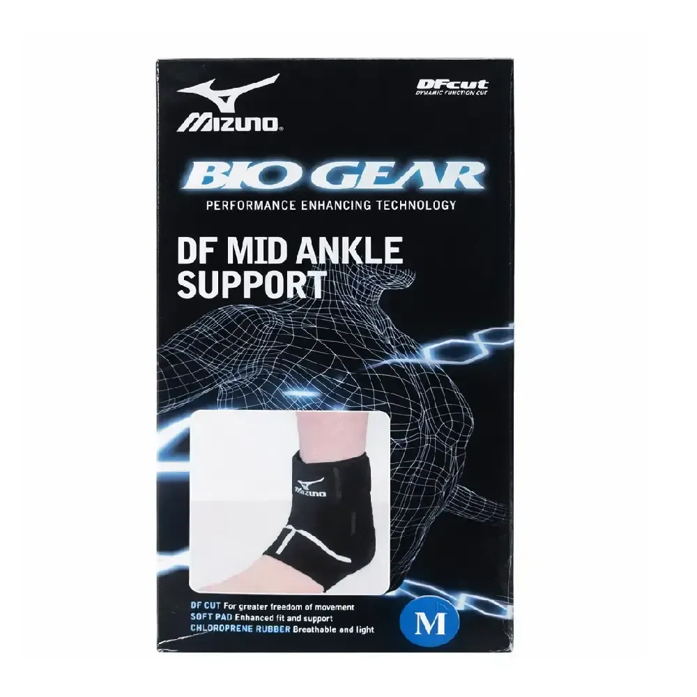 TOBILLERA MIZUNO BIO GEAR DF MID ANKLE SUPPORT | NEOPRENO TRANSPIRABLE SOPORTE DEPORTIVO — color Único