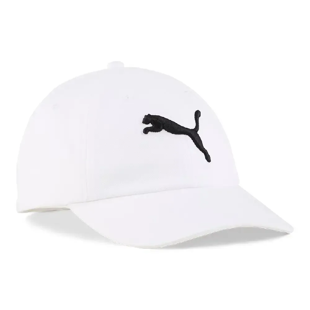 GORRA PUMA ESSENTIAL UNISEX BLANCA | DISEÑO CLÁSICO AJUSTABLE LIGERA Y CÓMODA — color Blanco