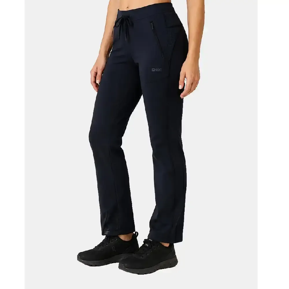 MALLA PANTALÓN LARGO MUJER MATAGA +8000 NEGRO | FITNESS ELASTICIDAD ENTRENAMIENTO — color Negro