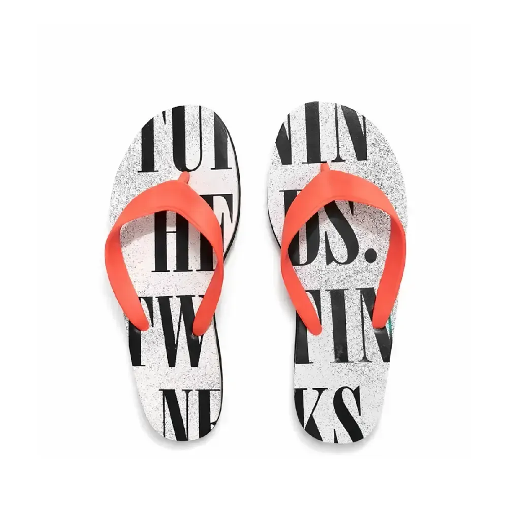 CHANCLAS MUJER REEBOK GOMA LETRAS | LIGERAS CÓMODAS VERANO PLAYA PISCINA — color Blanco
