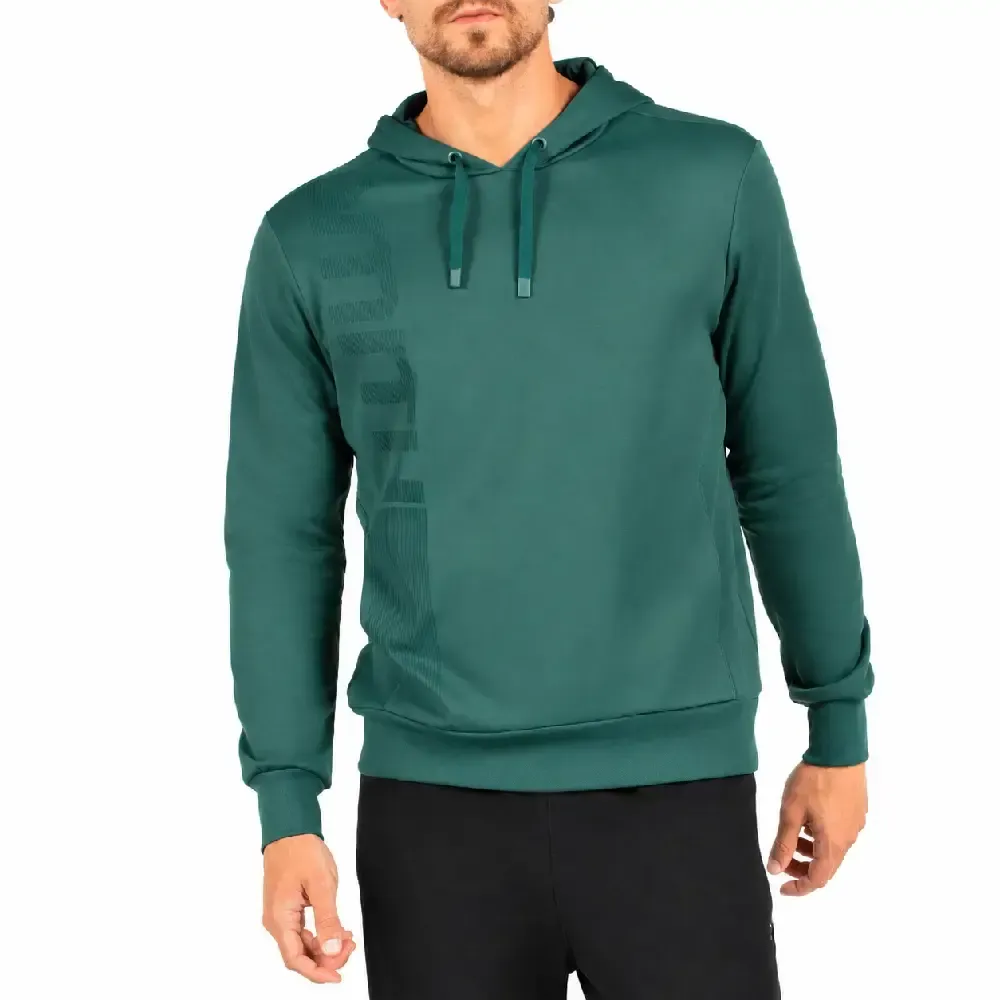 SUDADERA JOHN SMITH CURARAY VERDE CABALLERO | CÓMODA USO DIARIO — color Verde Bosque