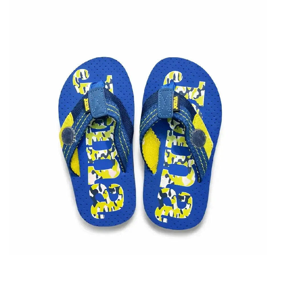 CHANCLAS JOHN SMITH JR AZUL ROYAL DEDO P | LIGERAS CÓMODAS VERANO PISCINA PLAYA NIÑO — color Azul