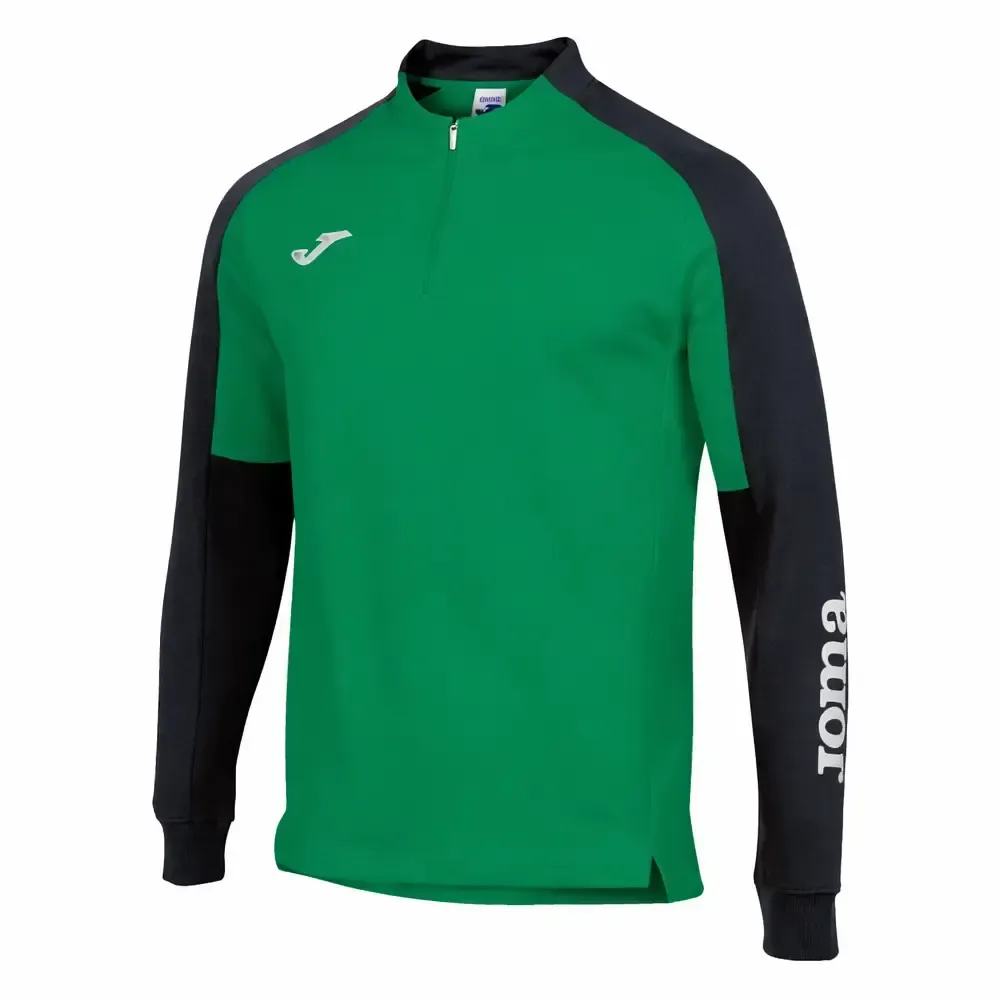 SUDADERA JOMA ECO CHAMPIONSHIP VERDE NEGRO 102749.451 | ROPA DEPORTIVA ENTRENAMIENTO — color Verde