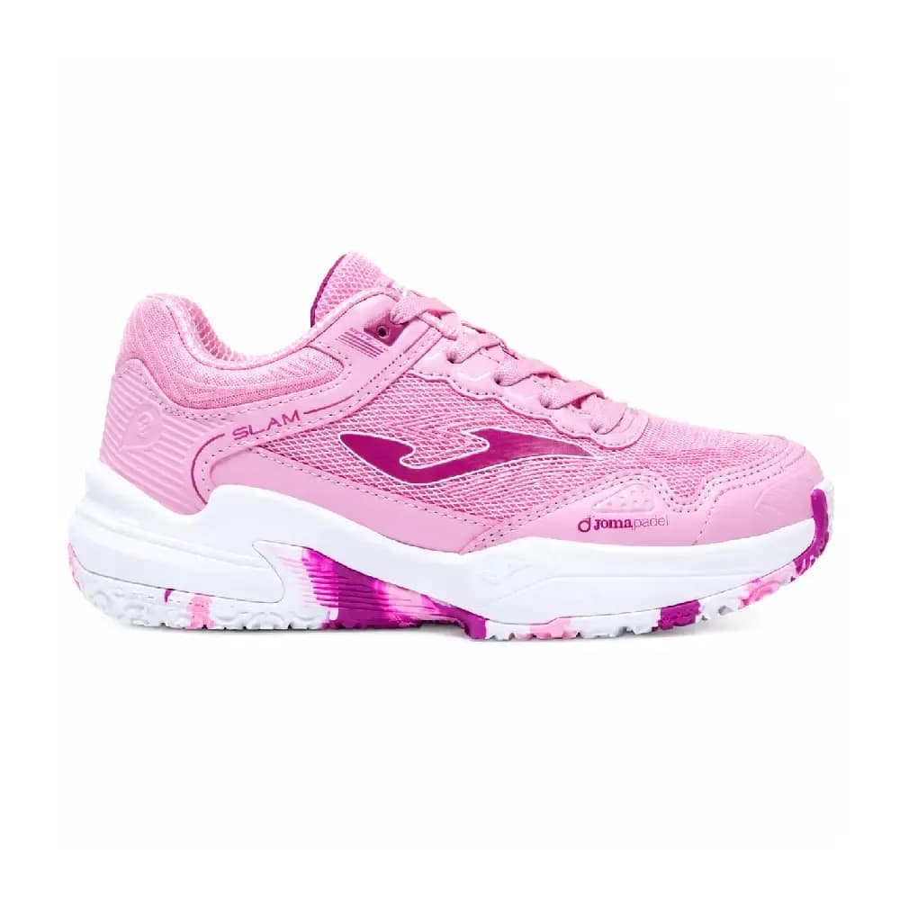 ZAPATILLA JOMA JR SLAM JSLAMW2613OM ROSA CLARO | TENIS PÁDEL ESTABILIDAD NIÑA
