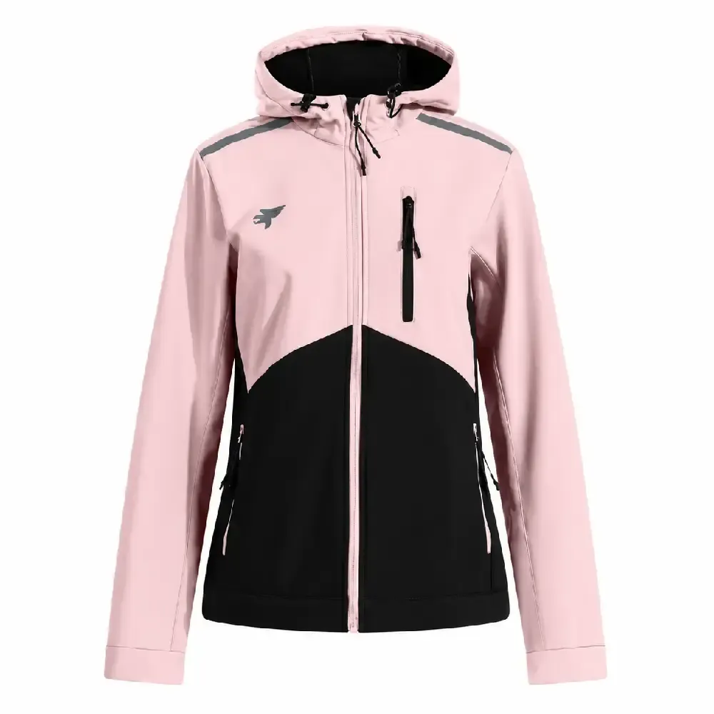 SOFT SHELL JOMA EXPLORER ROSA MUJER 902461.548 | CHAQUETA TÉCNICA OUTDOOR IMPERMEABLE — color Rosa