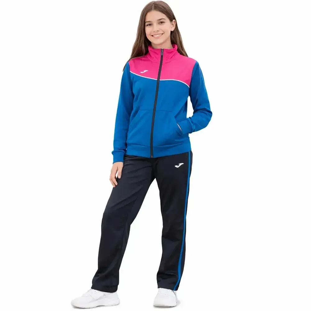 CHÁNDAL JOMA NIÑA ROSA MARINO POLIÉSTER | CONJUNTO DEPORTIVO INFANTIL — color Rosa Marino