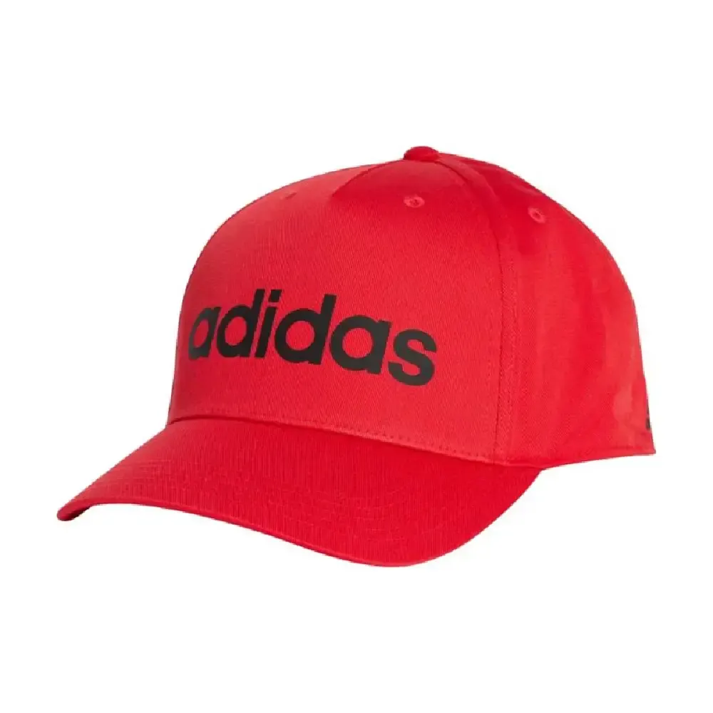GORRA ADIDAS DAILY CAP JG5858 UNISEX LIFESTYLE VISERA CURVA AJUSTABLE — color Rojo