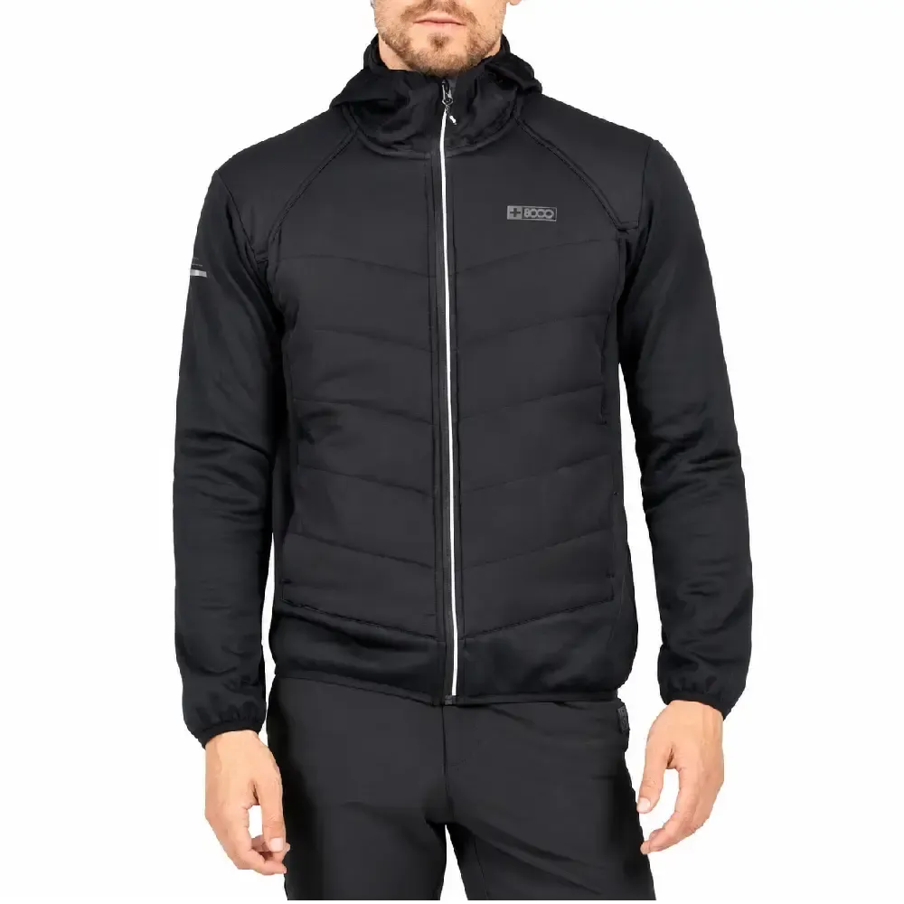 CHAQUETA +8000 MONESTER NEGRO CABALLERO | OUTDOOR TÉCNICA RESISTENTE Y CÓMODA — color Negro