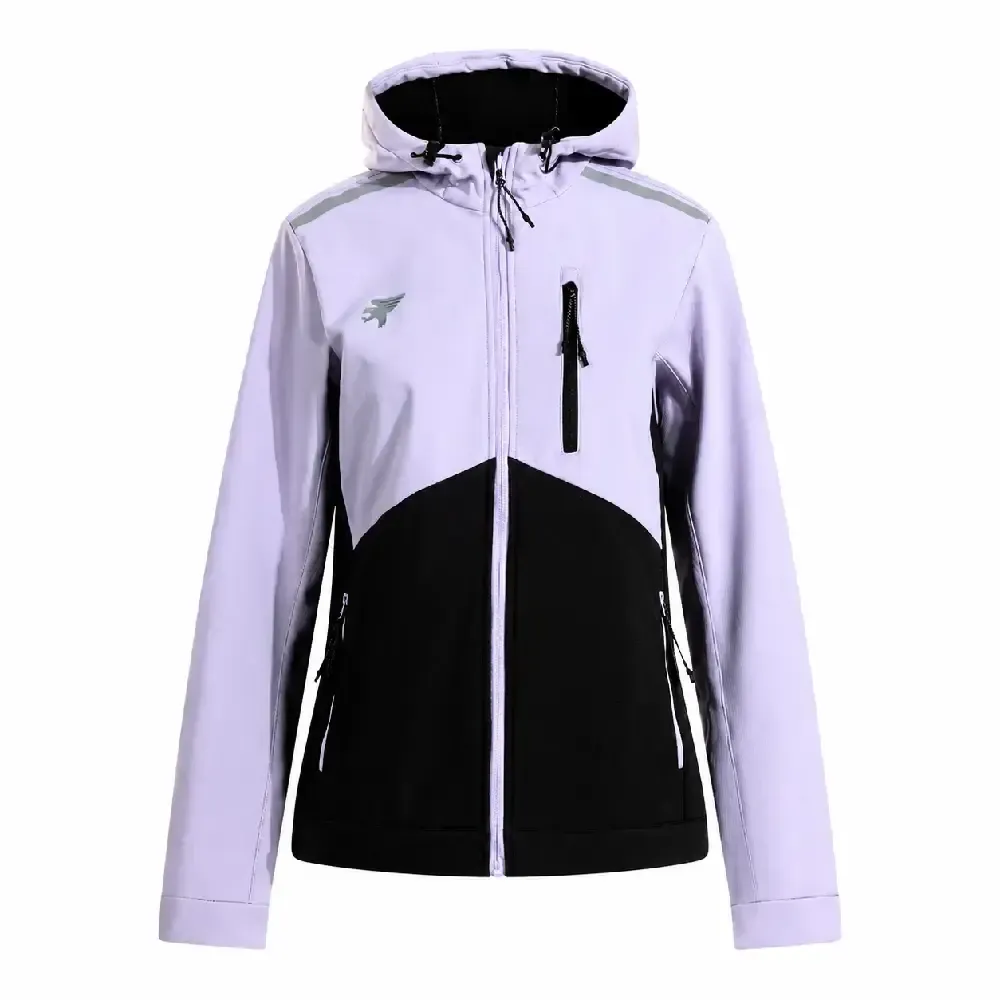 SOFT SHELL JOMA EXPLORER LILA MUJER 902461.577 | CHAQUETA TÉCNICA OUTDOOR IMPERMEABLE — color Lila