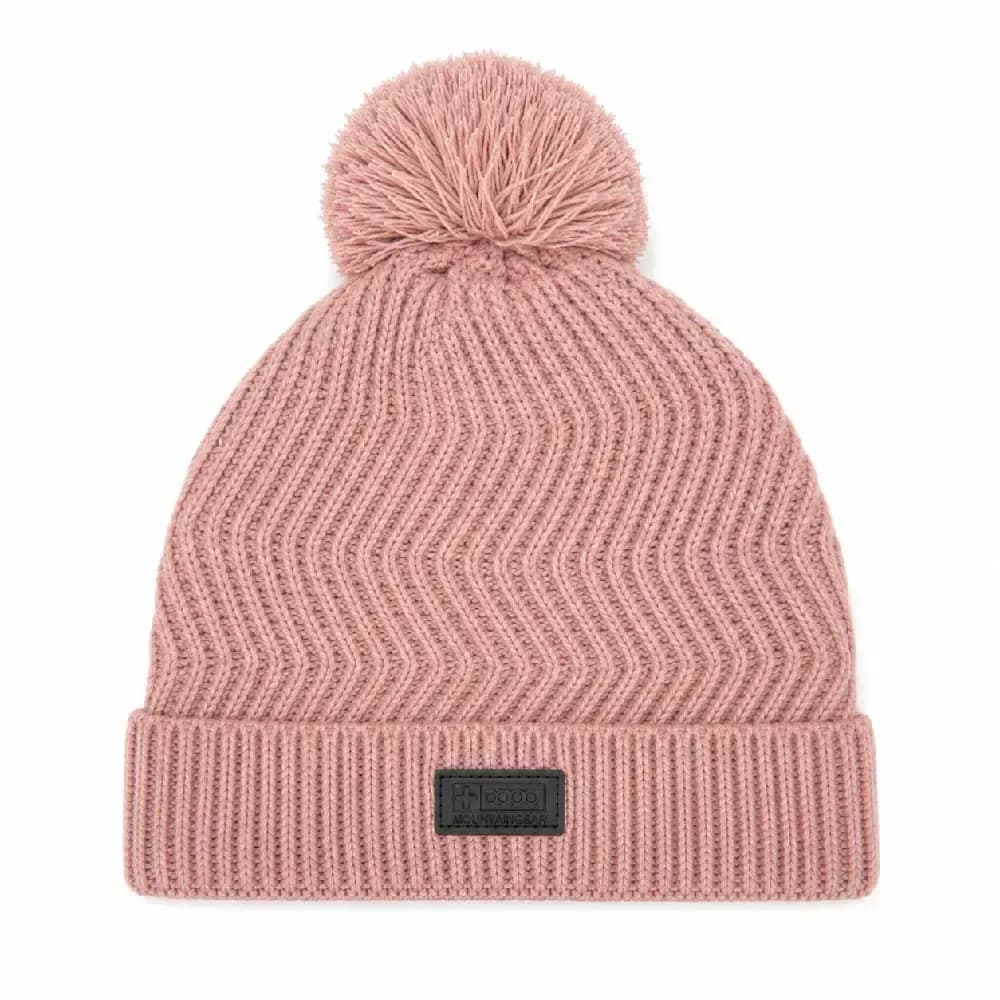 GORRO +8000 MUJER BERENJENA 8GR2615 | GORRO INVIERNO FEMENINO TEJIDO CÁLIDO Y CONFORT — color Rosa