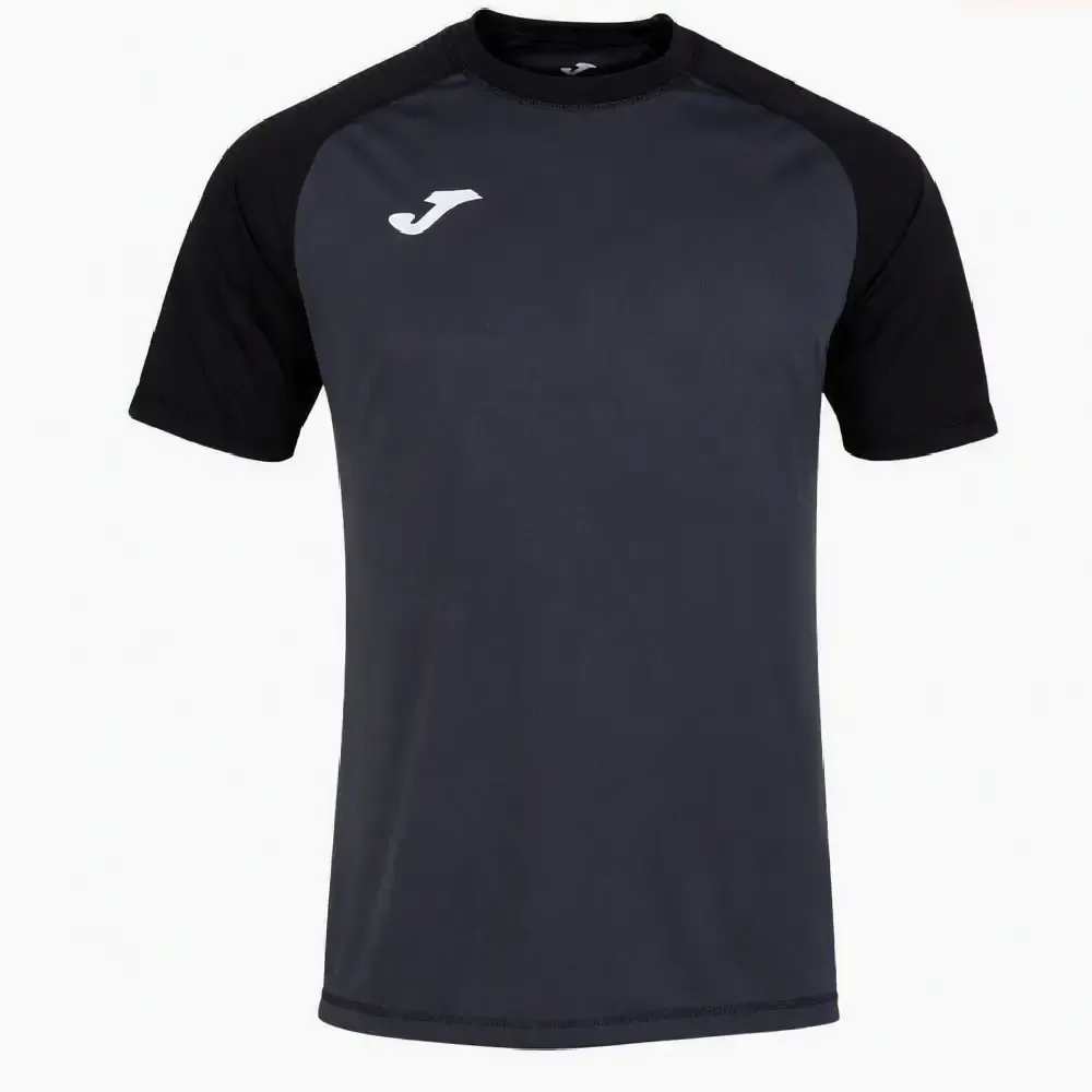 CAMISETA JOMA TEAMWORK ANTRACITA NEGRO 102218.151 | MANGA CORTA ENTRENAMIENTO Y DEPORTE — color Negro