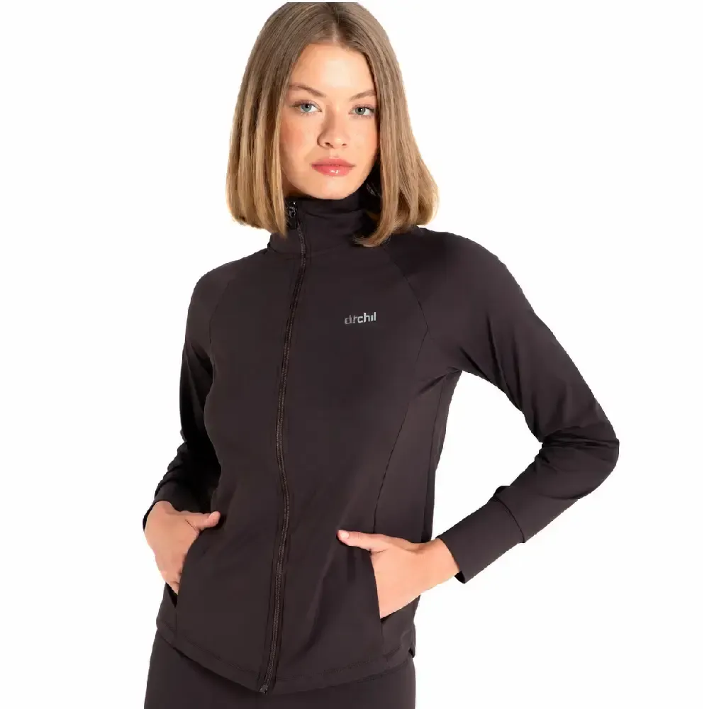 CHAQUETA DITCHIL MUJER LYCRA COMFEEL PERCHADA MARRÓN JKC1027‑202 — color Marrón