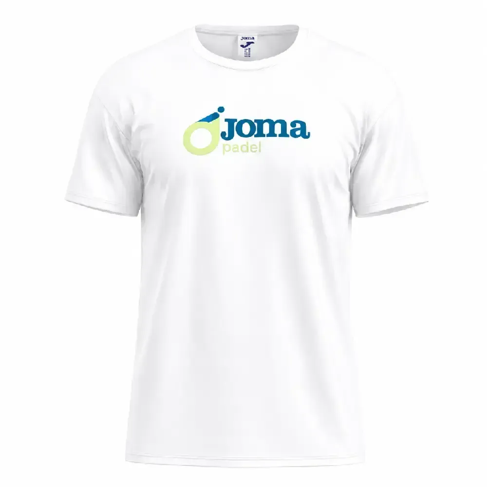 CAMISETA JOMA MANGA CORTA TORNEO BLANCO HOMBRE 101739E8200B | ROPA DEPORTIVA PÁDEL CONFORT — color Blanca