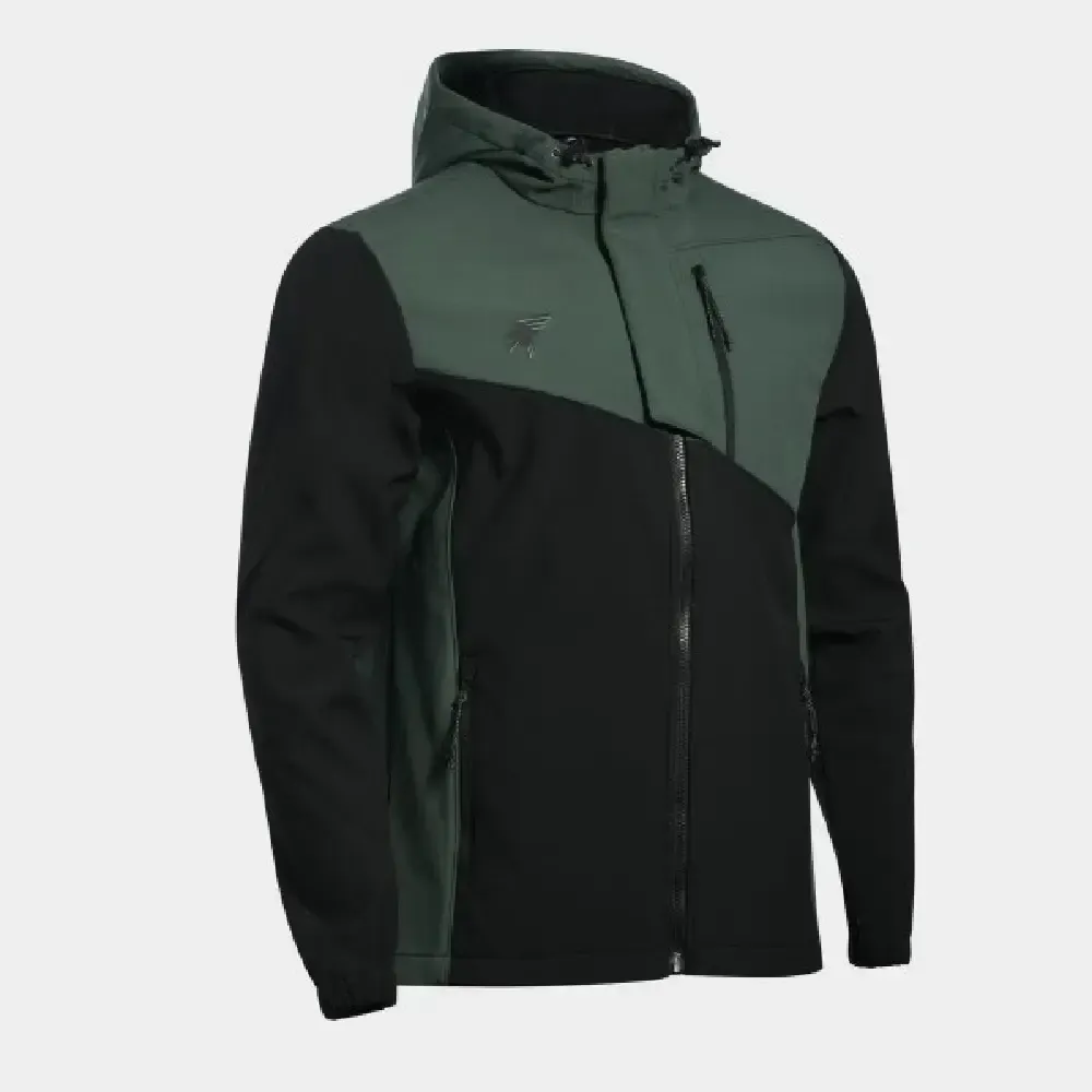 SOFT SHELL JOMA EXPLORER VERDE HOMBRE 104163.487 | CHAQUETA TÉCNICA OUTDOOR IMPERMEABLE — color Verde