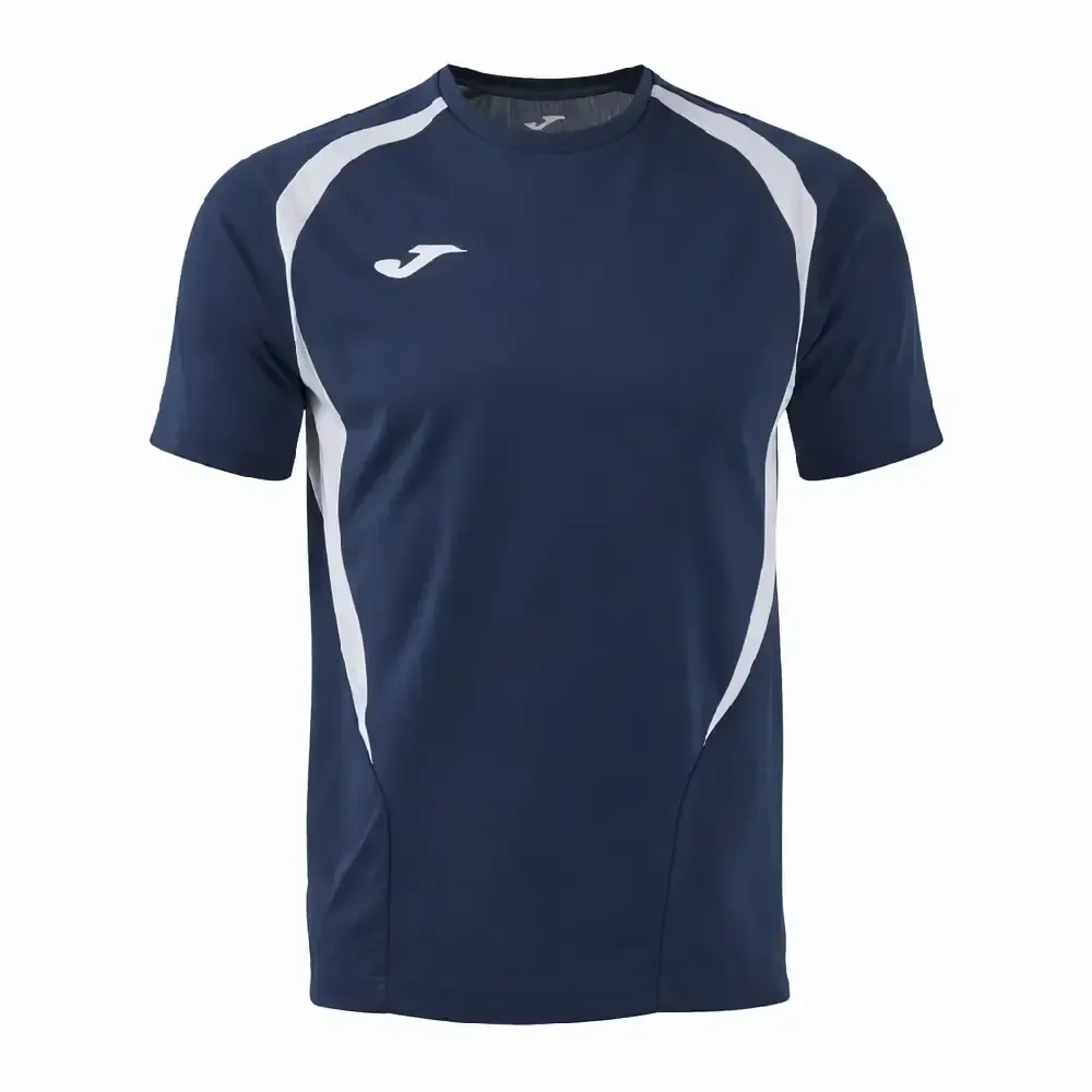 CAMISETA JOMA CHAMPIONSHIP 20 MARINO BLANCO 105164.311 | ENTRENAMIENTO TRANSPIRABLE