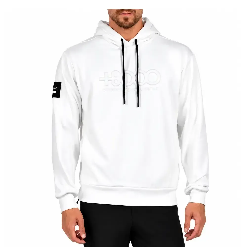 SUDADERA +8000 ALRAKI MEDIA CREMALLERA Y CAPUCHA | OUTDOOR MONTAÑA TEJIDO TÉCNICO — color Único