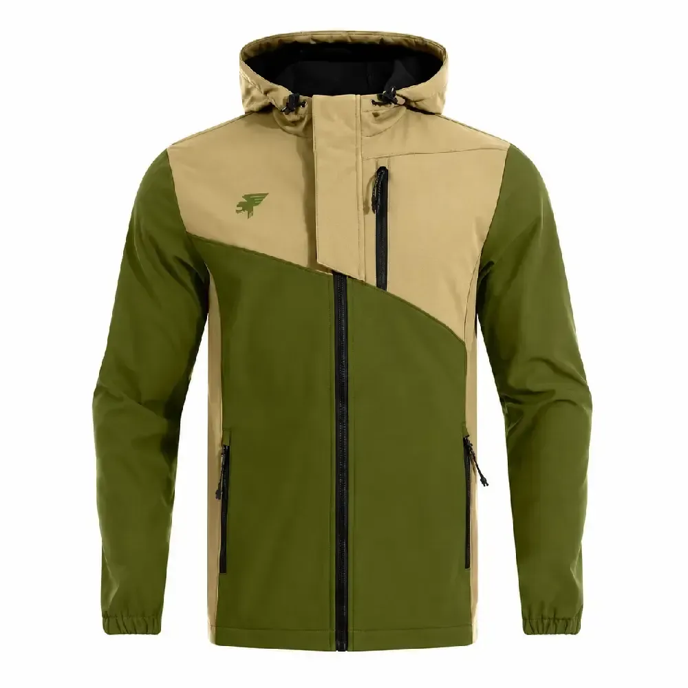 SOFT SHELL JOMA EXPLORER BEIGE HOMBRE 104163.006 | CHAQUETA TÉCNICA OUTDOOR IMPERMEABLE — color Beige