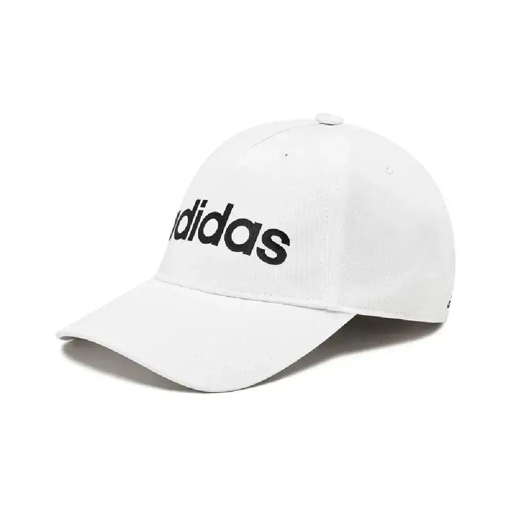 GORRA ADIDAS DAILY CAP IC9707 UNISEX LIFESTYLE VISERA CURVA AJUSTABLE — color Blanca
